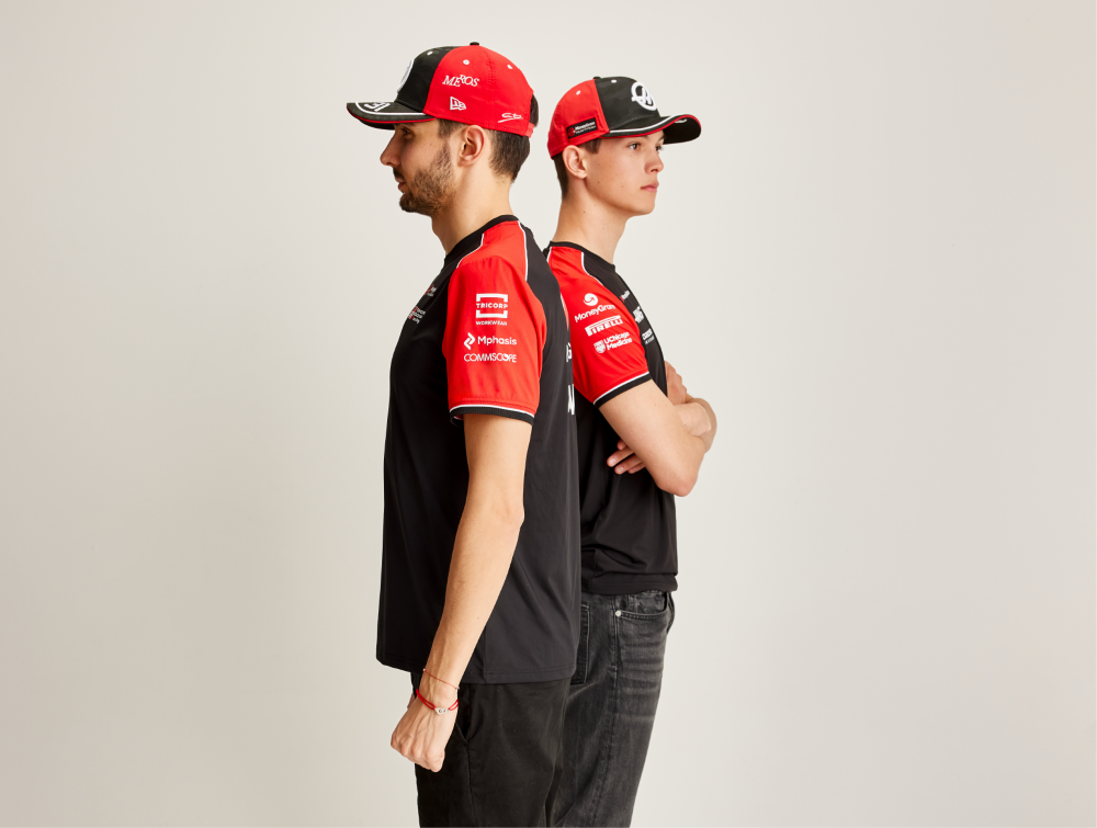 Tricorp logo on MoneyGram Haas F1 Team team kit