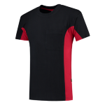 Bi-Color T-shirt with Chest Pocket