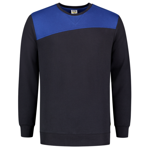 Bicolor Sweater Contrasting Seams