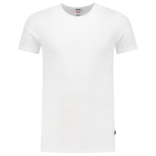 T-Shirt Elasthan Fitted V-Ausschnitt